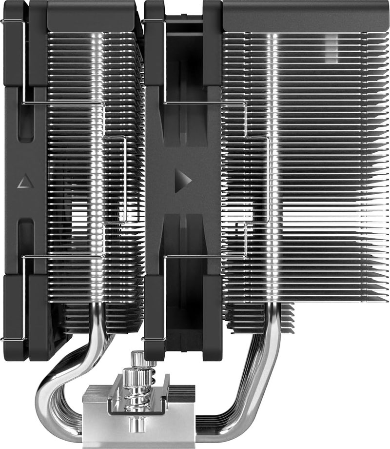 SCYTHE مبرد الهواء Fuma 3 CPU، Intel LGA1700، LGA1151، AMD AM5/Ryzen 120mm، برج مزدوج، غطاء علوي أسود - Image 4